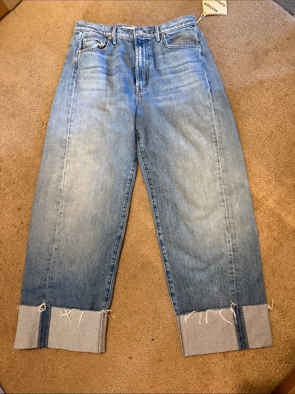 NWT! MOTHER half pipe ankle cuff fray - Picture 5 of 7